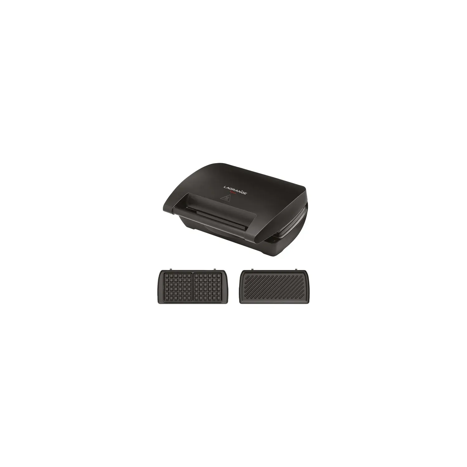 Gaufrier LAGRANGE Mini Maxi 028362 – 900W, Plaques Amovibles, Multifonction - vue 8