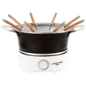 LAGRANGE Service à fondue 8 personnes Charbon - Prestige - 349401