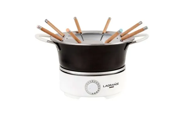 LAGRANGE Service à fondue 8 personnes Charbon - Prestige - 349401