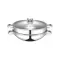 BAUMALU Wok & Wok Vapeur Inox 2 en 1 32 cm