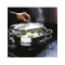 BAUMALU Wok & Wok Vapeur Inox 2 en 1 32 cm