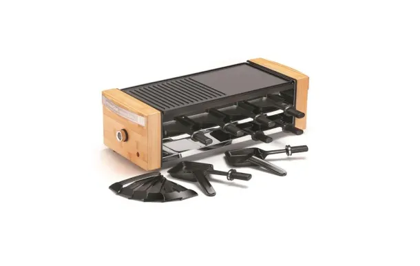 KITCHENCHEF Raclette / Grill 8 personnes - KCWOODLUX8