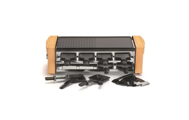 KITCHENCHEF Raclette / Grill 8 personnes - KCWOODLUX8