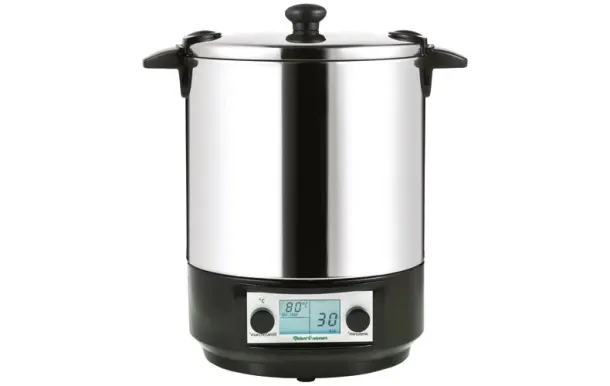 NATURE ET SAVEURS Bouilleur à bocaux électrique 12 L / 4 bocaux 1 L