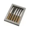 AMEFA Coffret 6 couteaux steak pizza manche bois