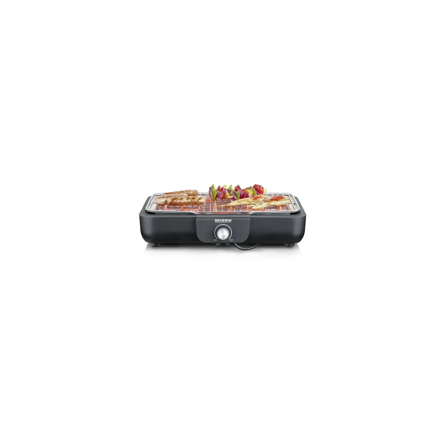 Barbecue Électrique Severin PG8554 – 2300W, Surface de Cuisson 37x29 cm - vue 2