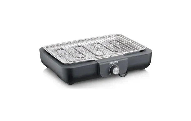 SEVERIN Barbecue électrique posable 8554 - Grill électrique compact et puissant