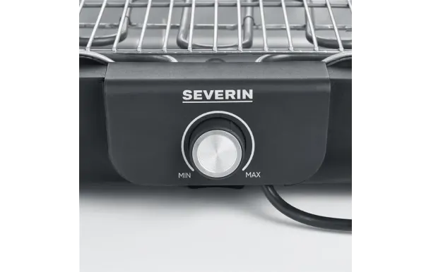 SEVERIN Barbecue électrique posable 8554 - Grill électrique compact et puissant