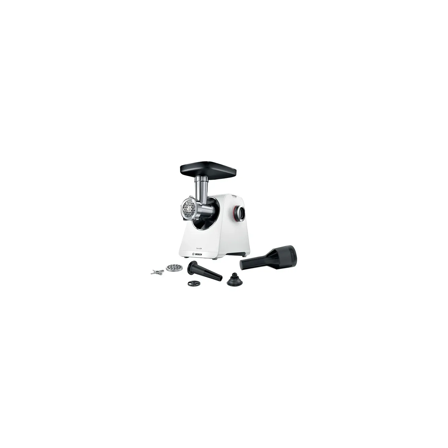 Hachoir à Viande Bosch MFWS607W – 500 W, Débit 3,5 kg/min, MultiPower Série 6 - vue 3