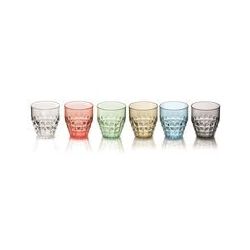 GUZZINI Lot de 6 verres bas 35 cl Assortis - Tiffany