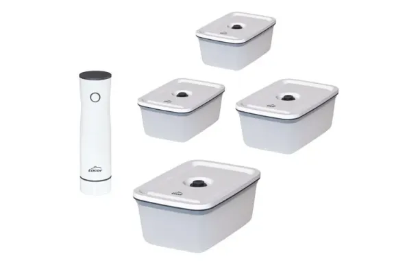 LACOR Pompe sous vide + 4 boîtes - Smart