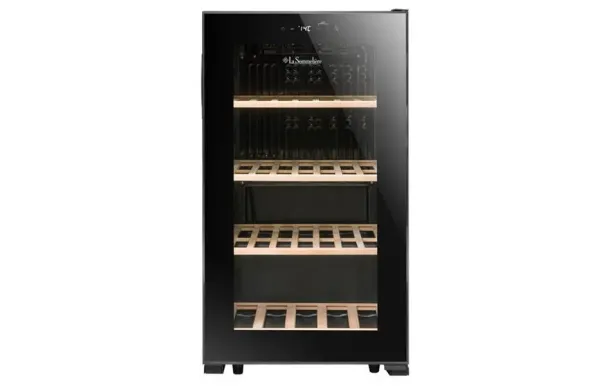 Cave à vin de service LA SOMMELIERE LS52BLACK – 52 bouteilles, design noir – Livraison rapide