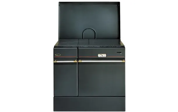 GODIN Cuisinière à bois Arpège 85 cm noire - 240163NOIR