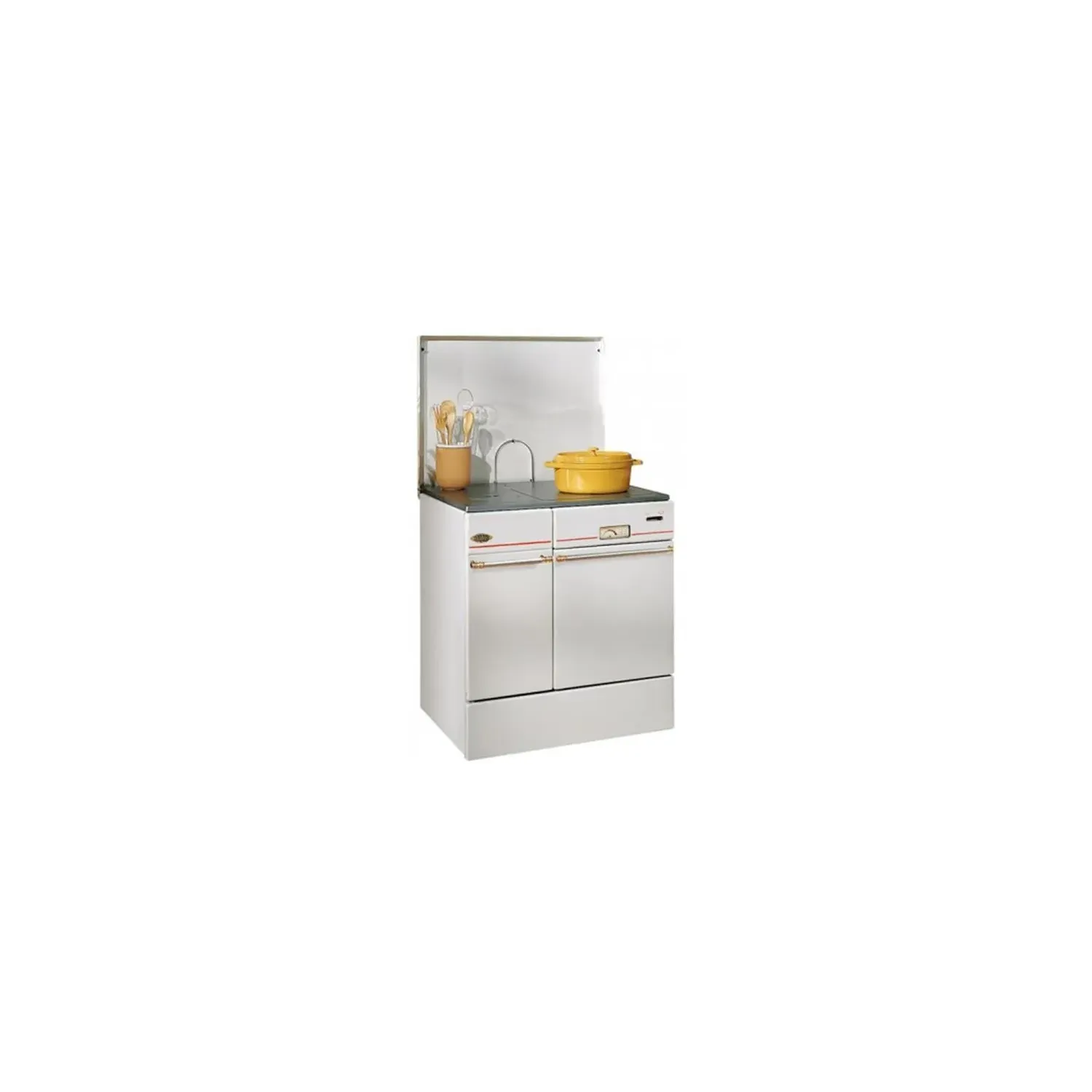 GODIN Cuisinière à bois arpège 10 KW carmin 240163CARMIN - vue 8