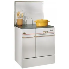 GODIN Cuisinière à bois Arpège 75 cm - 240162BLANCPOLI
