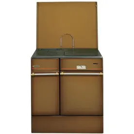 GODIN Cuisinière à bois Arpège 75 cm 240162BRUNFONCEPOLI