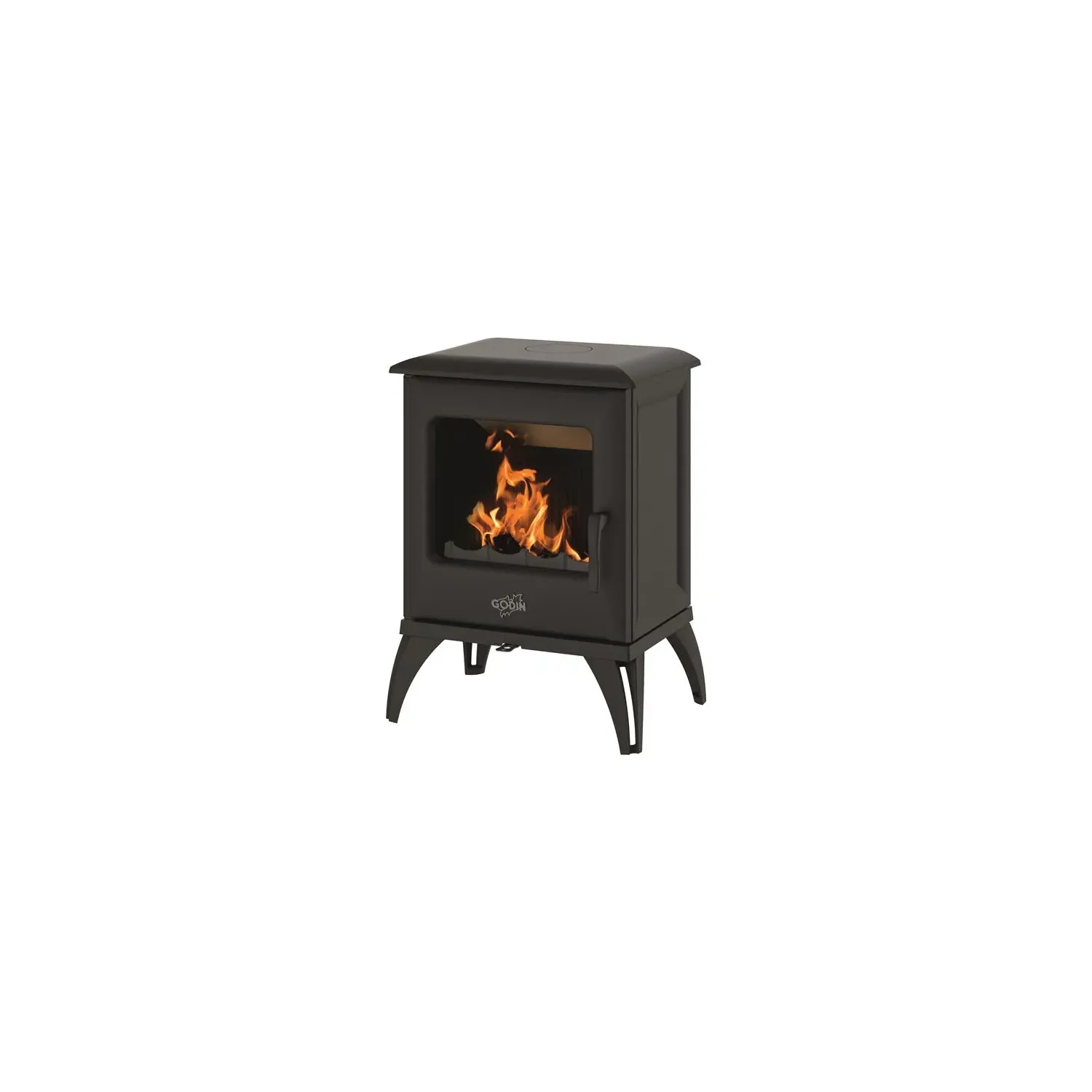 Godin Poêle à bois fonte 5kw 388146000053 - vue 2