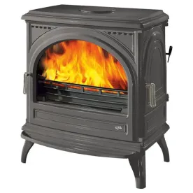 GODIN Poêle à bois vintage 11 kW buches de 65 cm - 366201PEINTANTH