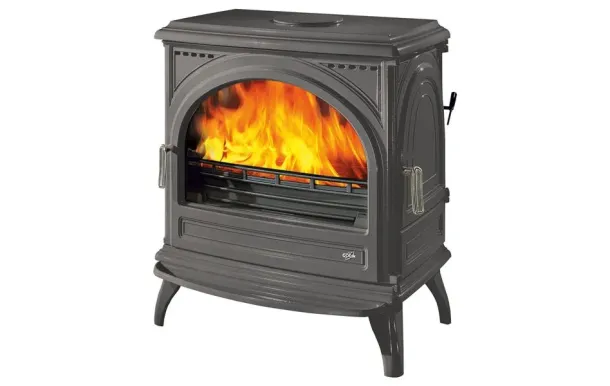 GODIN Poêle à bois vintage 11 kW buches de 65 cm - 366201PEINTANTH