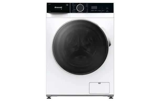 BRANDT Lave-linge frontal 10 kg 1400 tr/mn - WFB504QW1