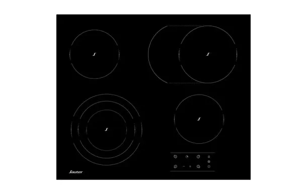 SAUTER Table de cuisson vitrocéramique 4 foyers - SPV464EB SAUTER Table de cuisson vitrocéramique 4 foyers - SPV464EB