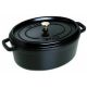 STAUB - Cocotte en fonte Ovale 33 cm  Noir - 1103325