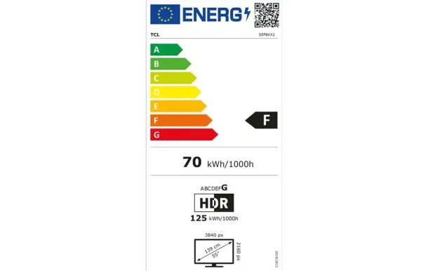 TCL Téléviseur 139 cm UHD 4K - 55P8K