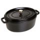 Cocotte en fonte STAUB Ovale 41 cm Noir - 1104125