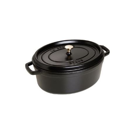 Cocotte en fonte STAUB Ovale 41 cm Noir - 1104125