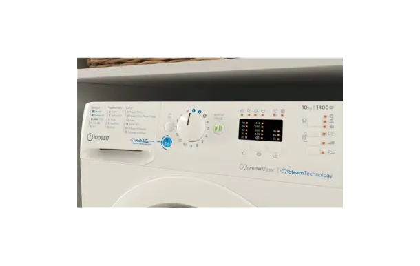 INDESIT Lave-linge frontal 60 cm 10 Kg 1400 tr/mn - BWA101496XWVFR