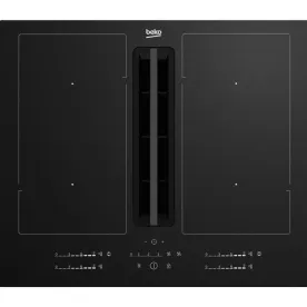 BEKO Table de cuisson induction aspirante 4 foyers 650 m3/h -  HIXI64701UP