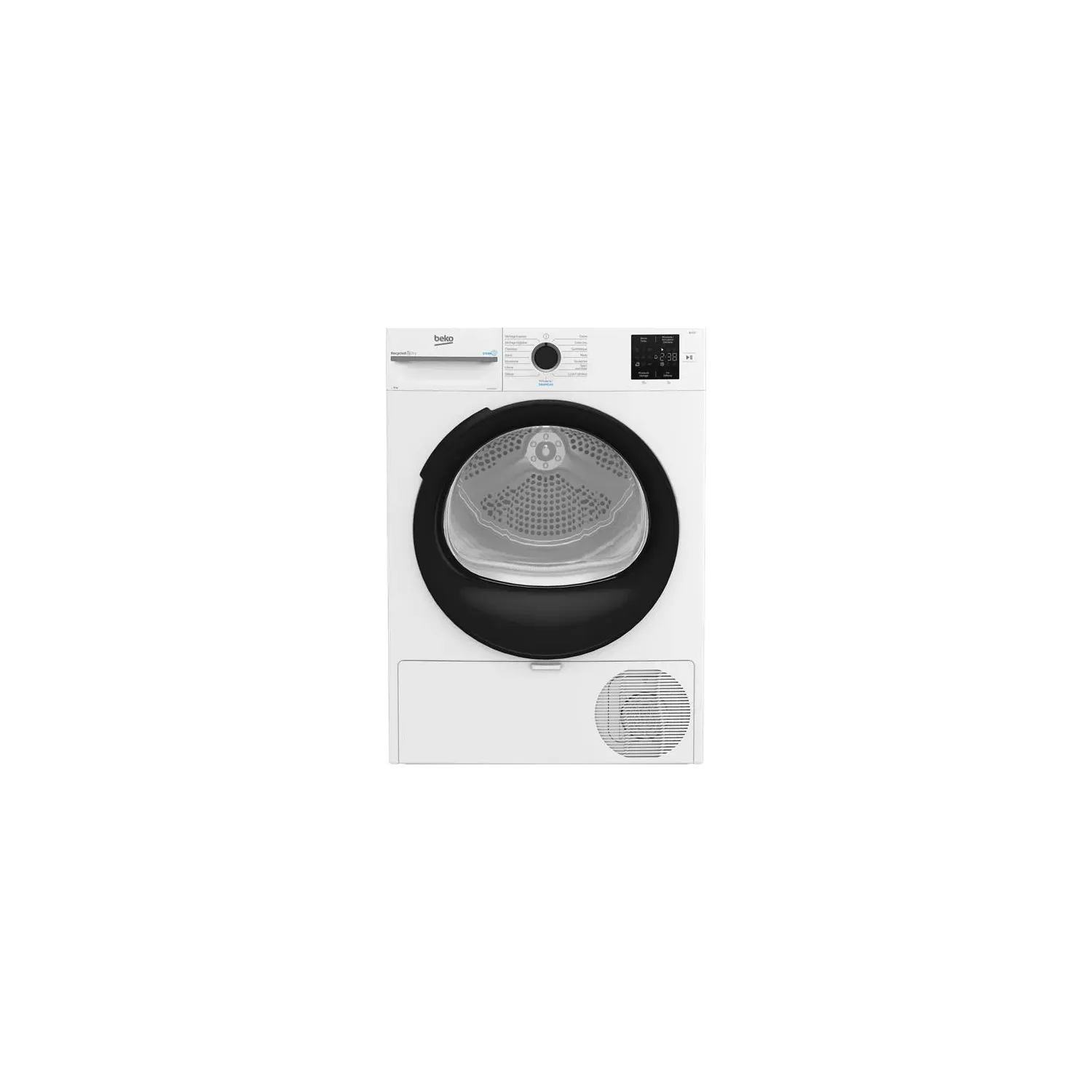 BEKO Sèche linge frontal condenseur 8 kg avec pompe à chaleur D3H18D93W