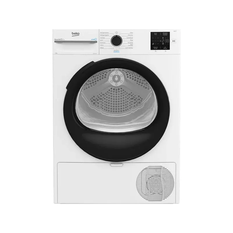 BEKO Sèche linge frontal condenseur 8 kg avec pompe à chaleur D3H18D93W