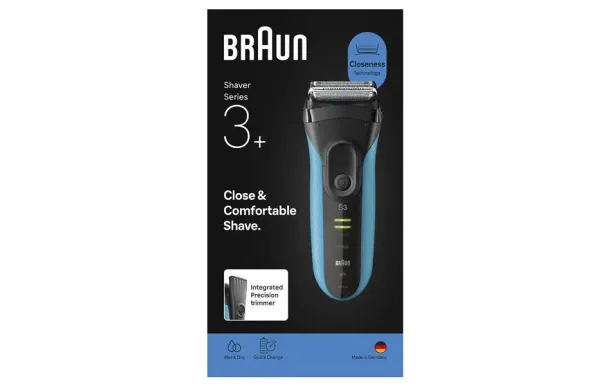 BRAUN Rasoir à grilles - Series 3+ - 3040S