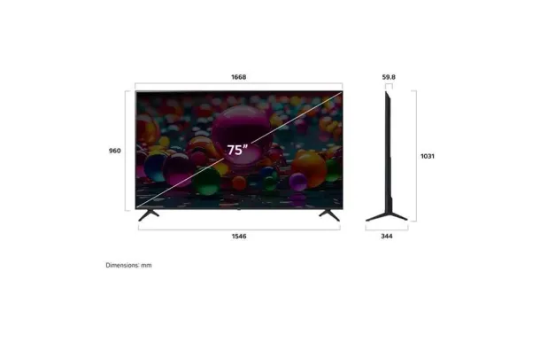 LG Téléviseur UHD 4K LG 75UA75006LA