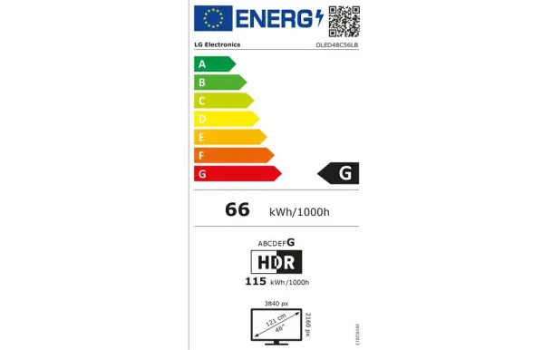 LG Téléviseur 121 cm UHD 4K - OLED48C56LB