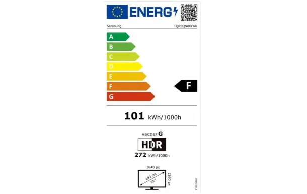 SAMSUNG Téléviseur 163 cm UHD 4K - TQ65QN80FAUXXC