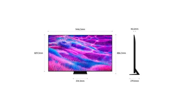 SAMSUNG Téléviseur 163 cm UHD 4K - TQ65QN80FAUXXC