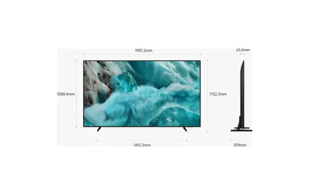 SAMSUNG TV 214 cm QLED 4K - TQ85Q7FAAUXXC