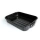 BEKA Plat four rectangulaire émail noir 40cm - Kitchen Roc