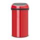 BRABANTIA Poubelle 60 L Passion Red - Touch Bin