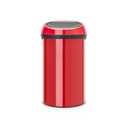 BRABANTIA Poubelle 60 L Passion Red - Touch Bin