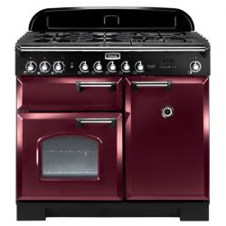 Cuisinière FALCON Classic deluxe 100 Rouge/Chrome - CDL100DFCYC