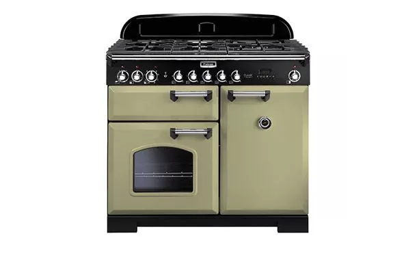 Cuisinière FALCON Classic deluxe 100 Vert olive/chrome - CDL100DFOG/C