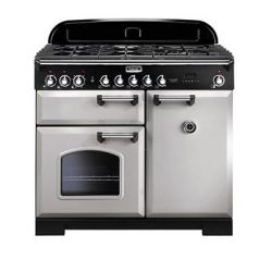 Cuisinière FALCON Classic deluxe 100 Gris perle/chrome - CDL100DFRP/C