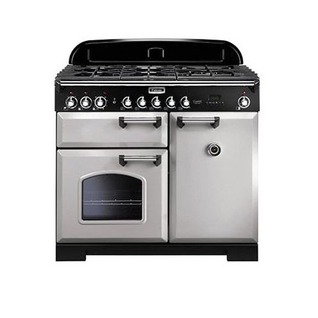 Cuisinière FALCON Classic deluxe 100 Gris perle/chrome - CDL100DFRP/C