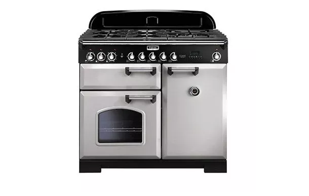 Cuisinière FALCON Classic deluxe 100 Gris perle/chrome - CDL100DFRP/C