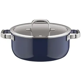 WMF Faitout bas 24 cm Bleu Foncé - Fusiontec Mineral Pro