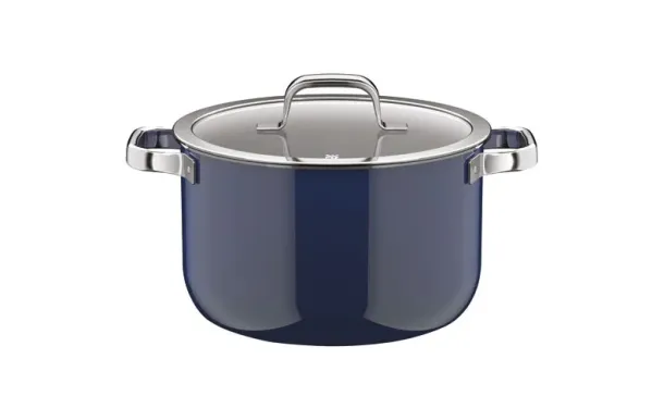 WMF Faitout haut 24 cm Bleu Foncé - Fusiontec Mineral Pro