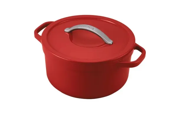 BEKA Cocotte ronde 24 cm / 4.5 L Rouge - Plume